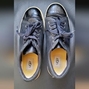 Ugg black casual shoes, warm, size 10
